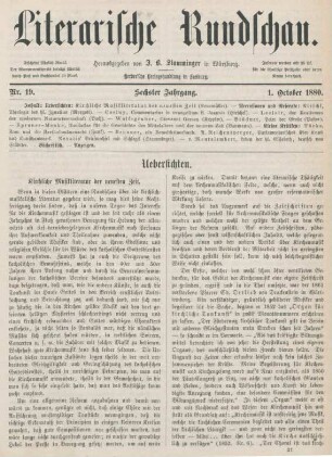 577-582 Kirchliche Musikliteratur der neuesten Zeit