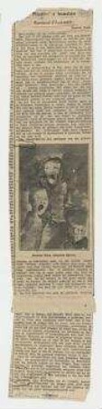 Kunstzaal d'Audretsch. Hannah Höch. [Nieuwe Rotterdamsche Courant, Rotterdam. Rezension zur Ausstellung Hannah Höchs in der Galerie d'Audretsch, Den Haag, Mai bis 12. Juni 1934.