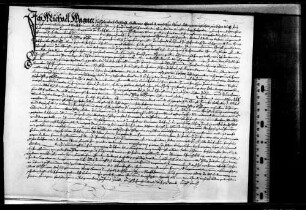 Michael Wagner zu Eschenbach kauft von Hz. Ludwig von Württemberg 1 J. Acker zu Eschenbach im Benzacker, zwischen Gall Spendlers Hasenbühl und Wilhelm Haidas Acker gelegen, um 62 fl.
