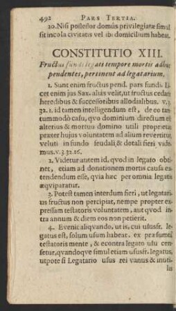 Constitutio XIII.