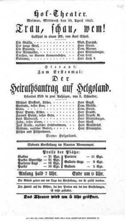 Trau, schau, wem!