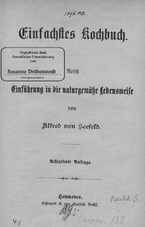 Einfachstes Kochbuch