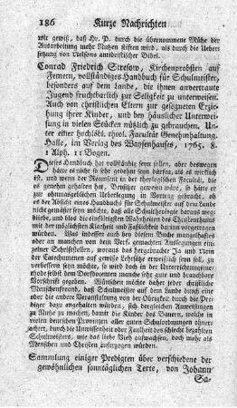 Vollständiges Handbuch für Schulmeister.