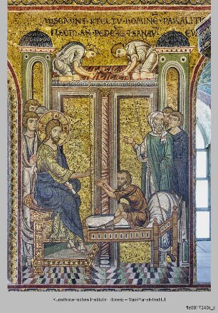 Mosaikprogramm : Christusszenen im nördlichen Seitenschiff