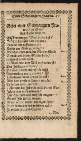 10 Gebet einer Schwangern Frawen ...