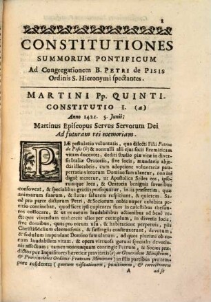 Bullarium ordinis S. Hieronymi Congregationis B. Petri de Pisis