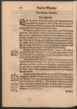 Der Ander Artickel.
