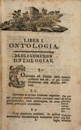 D. P. Dominici Beck Imperialis Monasterii Ochsenhvsani Capitvlaris ... Institvtiones Metaphysicae : Praelectionibvs Pvblicis Destinatae