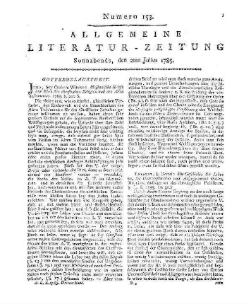Messianische Briefe zur Ehre der christlichen Religion und des Alten Testamentes. Jena: Cröker 1785