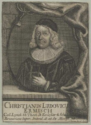 Bildnis des Christianus Ludovicus Ermisch