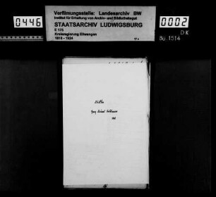 Bürgerrechtsangelegenheiten zu Stödtlen