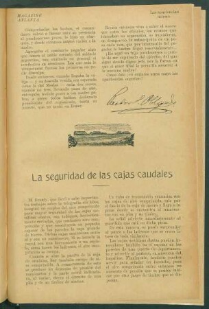 La seguridad de las cajas caudales