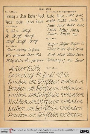 Schrift-Proben