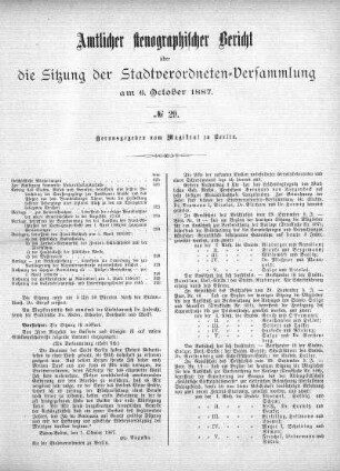 No. 29, 6. October 1887