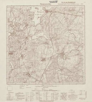 2647 Fürstenwerder, Topographische Karte 1:25000 (4cm - Karte)