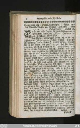 [Evangelien und Episteln]