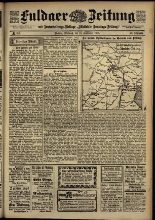 Zweite Ausgabe vom Mittwoch, den 19. September 1900.
