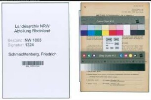 Entnazifizierung Friedrich Schmachtenberg , geb. 23.05.1895 (Prokurist)