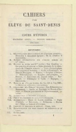 Sommaire