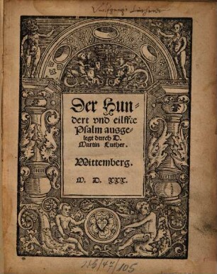 Der Hundert vnd eilffte Psalm ausgelegt