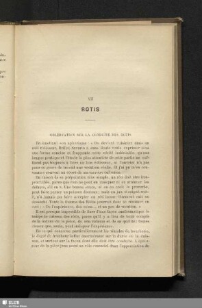 XII. Rôtis