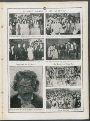 El baile blanco de las "Vedettes"