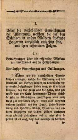 Der Förster, oder neue Beyträge zum Forstwesen. 2,3. 1803