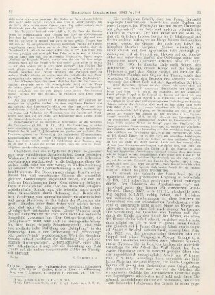 77-79 [Rezension] Seippel, Gerhard, Der Typhonmythos