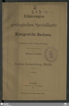 99: Section Lichtenberg-Mulda : Blatt 99