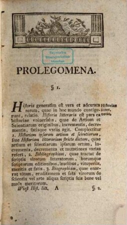 Introdvctio In Historiam Litterariam Theologiae Revelatae Potissimvm Catholicae