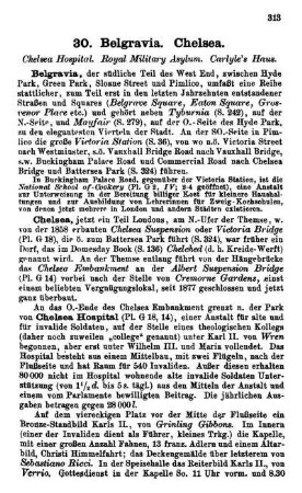 30. Belgravia. Chelsea Chelsea Hospital 313. #Royal Military Asylum 312. #Botanischer Garten (Chelsea). Carlyle's Haus. Chelsea Old Church 314.