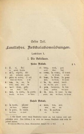 Französisches Elementarbuch von Hermann Breymann und Dr. Hermann Moeller : Ausgabe B