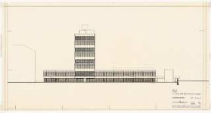 Technische Universität Berlin Technische Chemie (Franz-Fischer-Bau): Nordansicht, 1:200