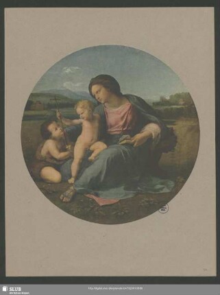 30. Raffaello Santi: Madonna aus dem Hause Alba
