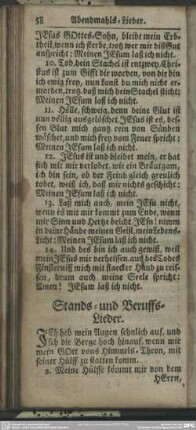 Stands- und Beruffs-Lieder
