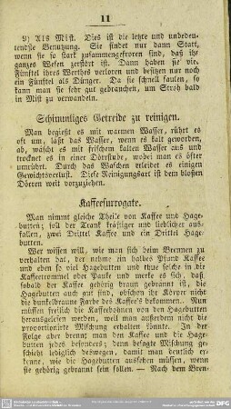Schimmliges Getreide zu reinigen