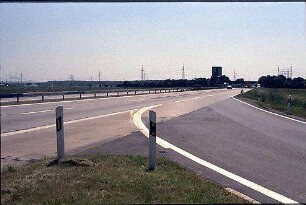 Einfahrt West zu Hauptfahrbahn West (Frankfurt Richtung Karlsruhe)