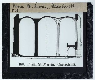 Pirna, Marienkirche : Querschnitt