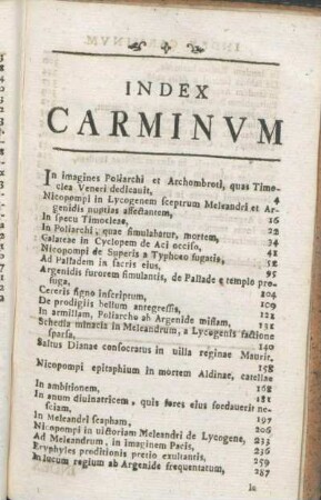 Index Carminvm
