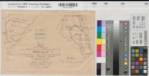 Menden (Menden), Teilung der Plattenheide, Bl. 3 Brouillonkarte