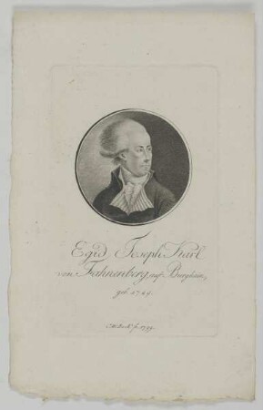 Bildnis des Egid Joseph Karl von Fahnenberg