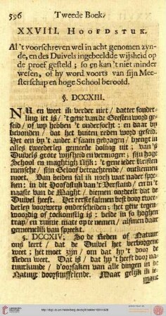 XXVIII. Hoofdstuk