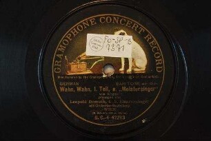 Wahn, Wahn, I. Teil : a. "Meistersinger" / von Wagner