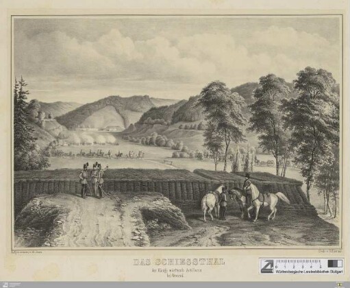 Das Schiessthal der Königl. württemb. Artillerie bei Gmünd