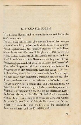 Die Kunstmuseen