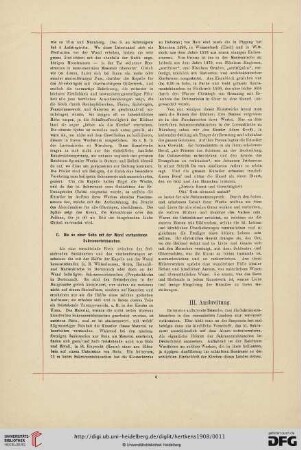 III. Ausbreitung