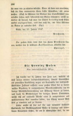 Die Provinz Posen.