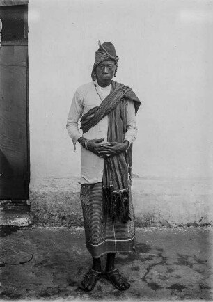 Portrait von Mangi Meli : Portrait des Mangi Meli, Häuptling der Chagga