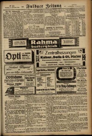 Zweite Ausgabe vom Samstag, den 15. November 1924.