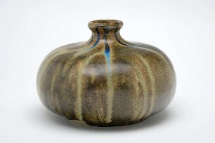 Flache Kugelvase
